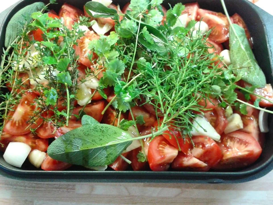 Rezept: Ofen-Tomantensuppe Bild Nr. 1891 Ofen-Tomantensuppe - Rezept - Bild Nr. 1891