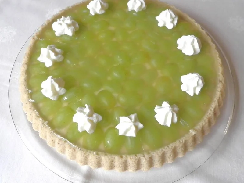 Trauben - Torte mit Mandeln - Rezept - Bild Nr. 1893