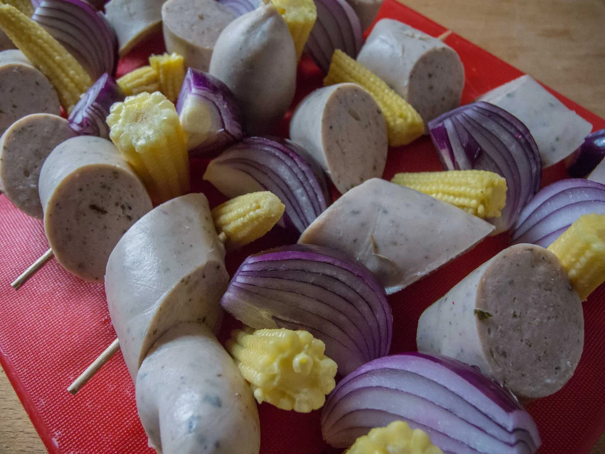 Rezept: Wurstspieße mit KaKa-Stampf Bild Nr. 1915 Wurstspieße mit KaKa-Stampf - Rezept - Bild Nr. 1915