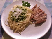 Spaghetti mit Basilikum-Grana-Padano-Soße und knuspriges Hähnchenfilet - Rezept - Bild Nr. 1902