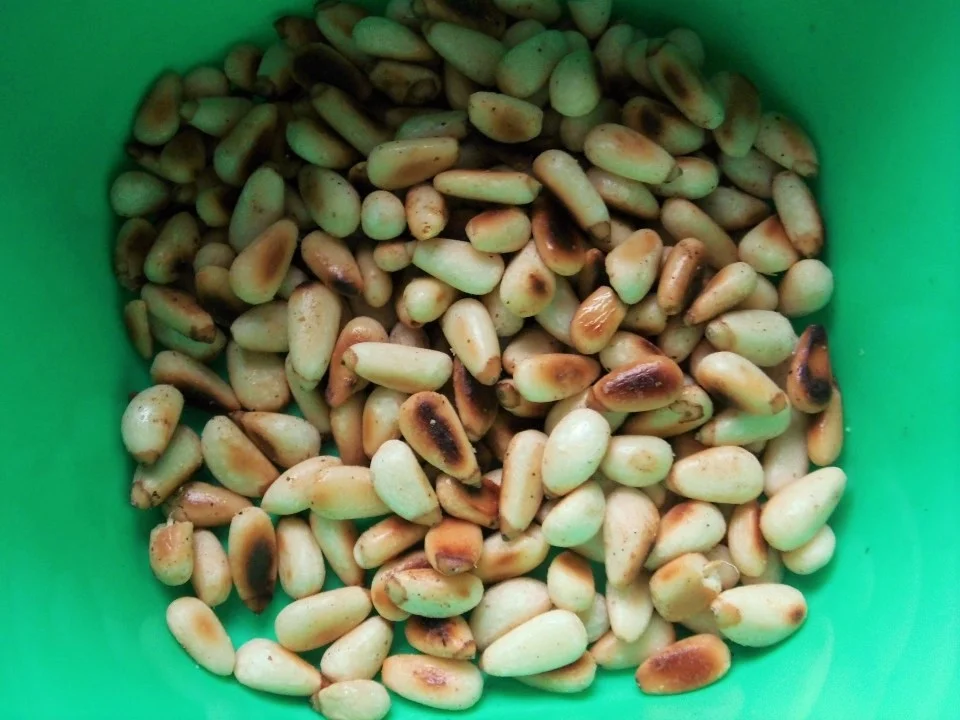 Rezept: Spaghetti mit Basilikum-Grana-Padano-Soße und knuspriges Hähnchenfilet Bild Nr. 1906 Spaghetti mit Basilikum-Grana-Padano-Soße und knuspriges Hähnchenfilet - Rezept - Bild Nr. 1906