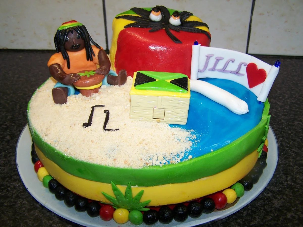 Rezept: JILL's Traum von einer Reggae - Torte Bild Nr. 1921 JILL's Traum von einer Reggae - Torte - Rezept - Bild Nr. 1921