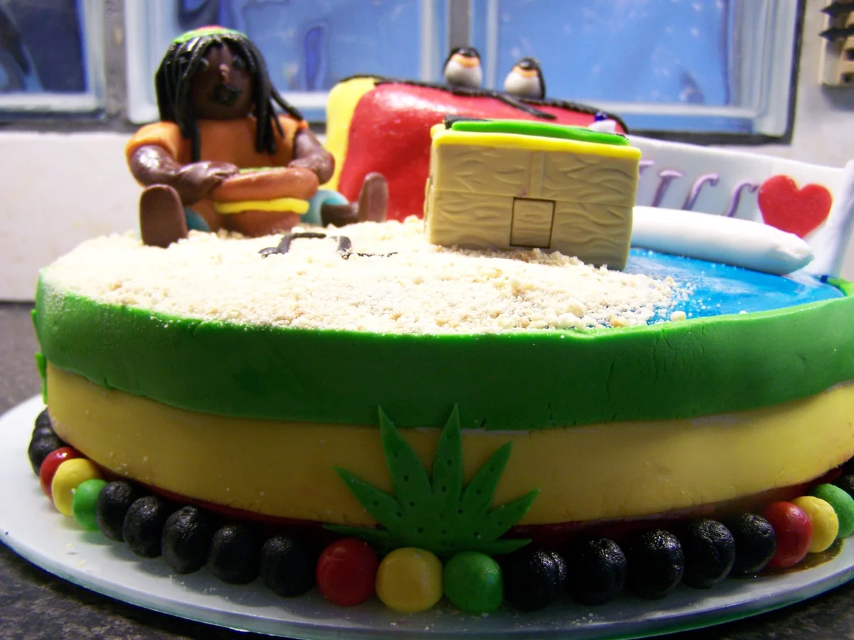 Rezept: JILL's Traum von einer Reggae - Torte Bild Nr. 1933 JILL's Traum von einer Reggae - Torte - Rezept - Bild Nr. 1933