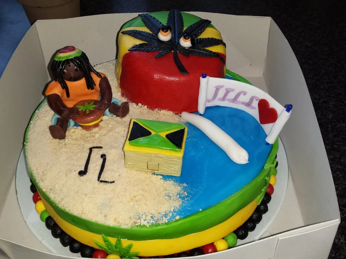 Rezept: JILL's Traum von einer Reggae - Torte Bild Nr. 1939 JILL's Traum von einer Reggae - Torte - Rezept - Bild Nr. 1939