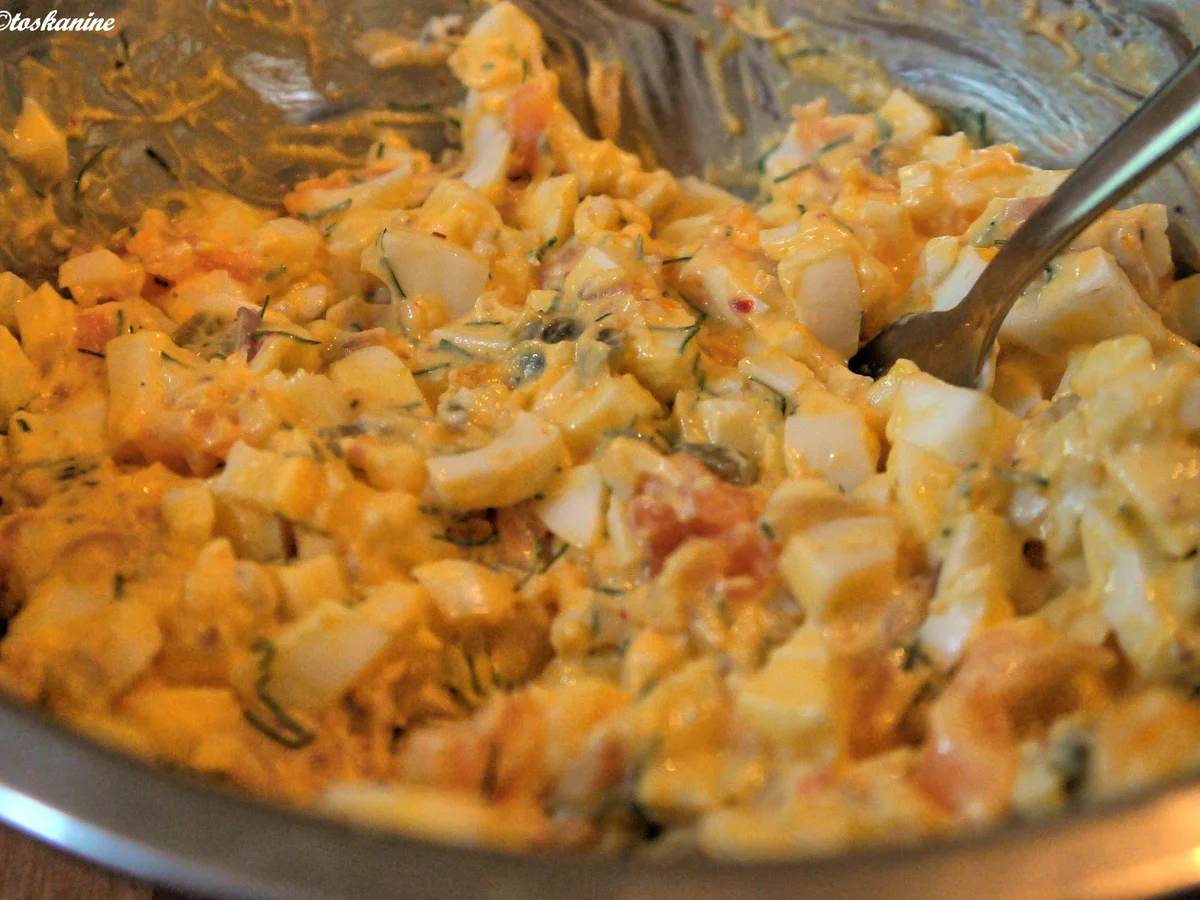 Eiersalat mit Lachs - Rezept - Bild Nr. 1953