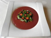 Cremige Kartoffelsuppe mit violetten Karotten ... und Laucheinlage ... - Rezept - Bild Nr. 1952