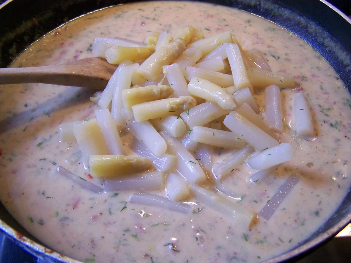 Rezept: Spargel -Eierragou nach hoci's Art Bild Nr. 1975 Spargel -Eierragou nach hoci's Art - Rezept - Bild Nr. 1975