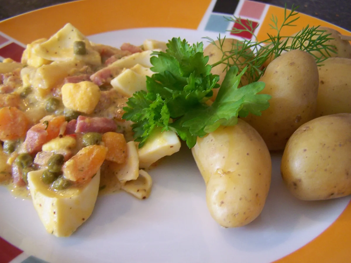 Rezept: Spargel -Eierragou nach hoci's Art Bild Nr. 1978 Spargel -Eierragou nach hoci's Art - Rezept - Bild Nr. 1978