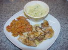 Hähnchenfilet auf Tomatenreis - Rezept - Bild Nr. 1967