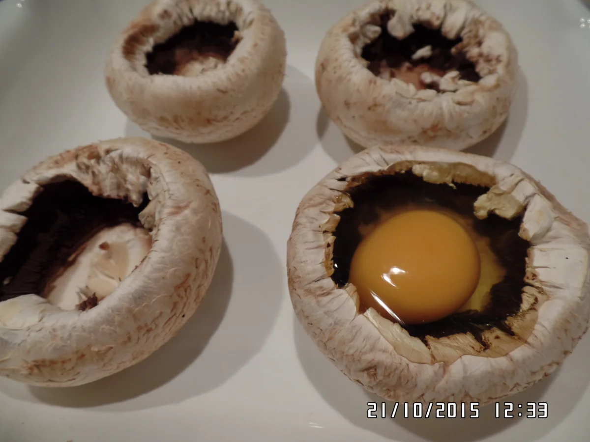 Gefüllte große Champignons - Rezept - Bild Nr. 1970
