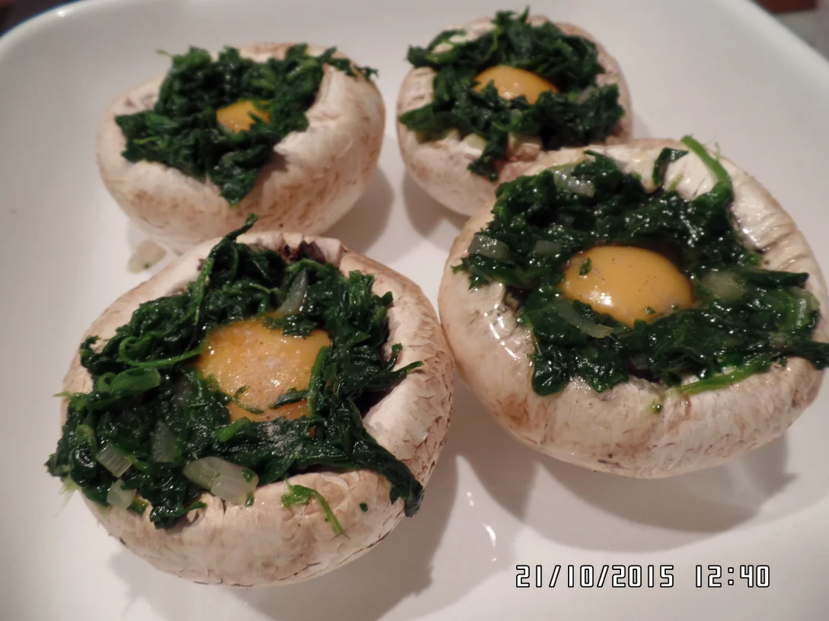 Gefüllte große Champignons - Rezept - Bild Nr. 1971