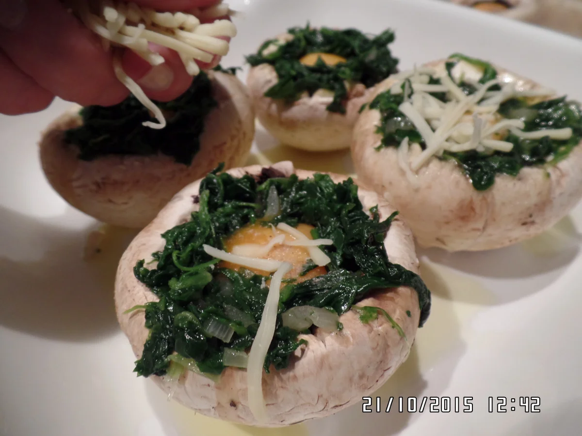 Gefüllte große Champignons - Rezept - Bild Nr. 1972