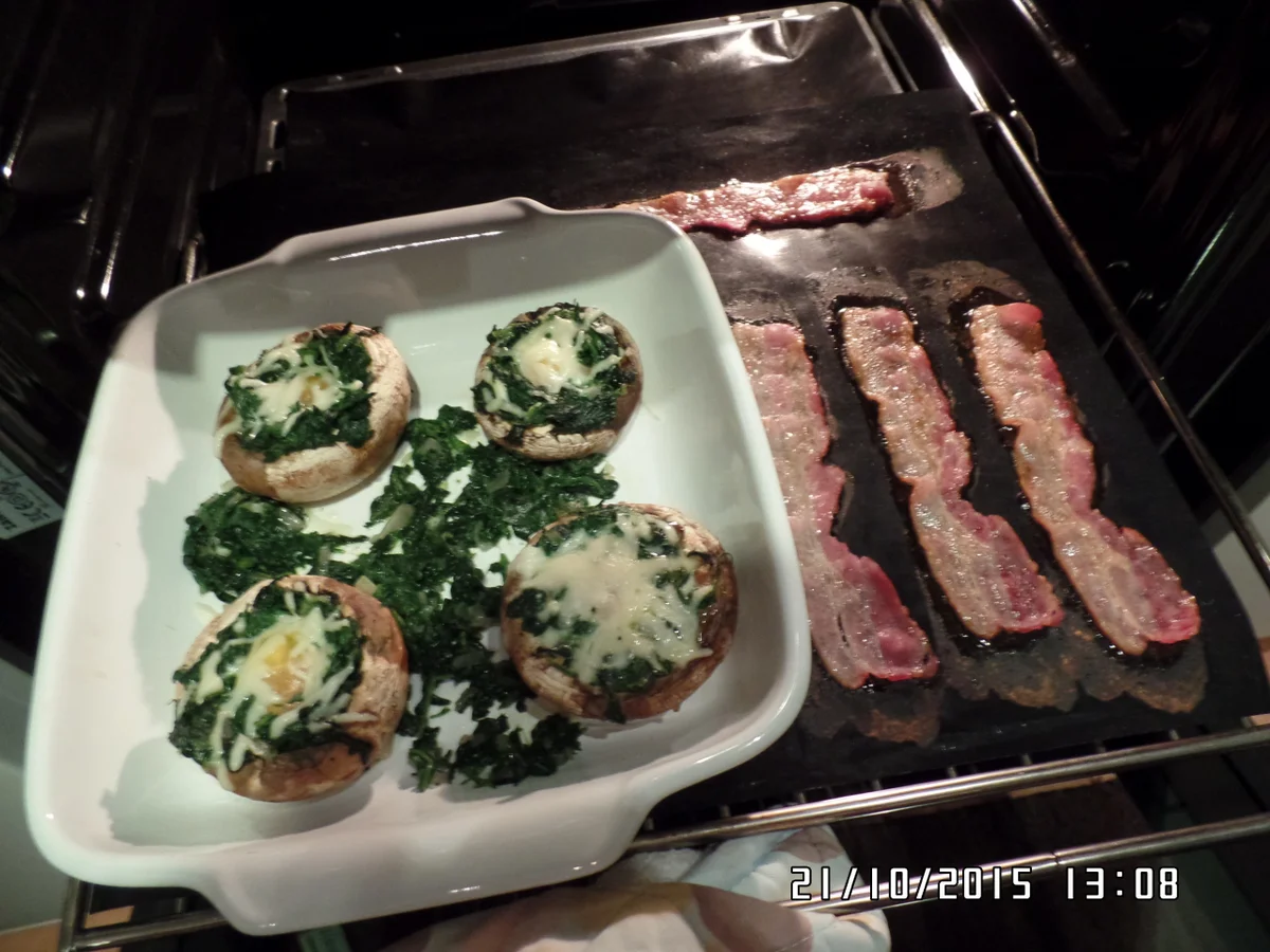 Gefüllte große Champignons - Rezept - Bild Nr. 1974