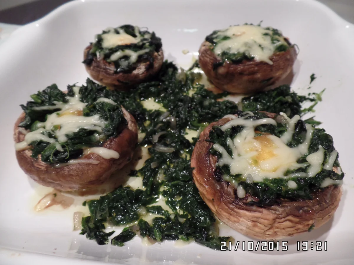 Gefüllte große Champignons - Rezept - Bild Nr. 1975