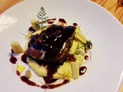 Schweinebauch/Mais/Blaubeere - Rezept - Bild Nr. 1967