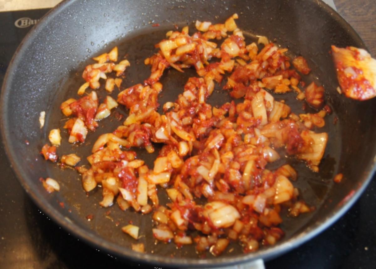 Hähnchenbrustfilet-Schaschlik mit Zwiebel-Tomaten-Ananassauce - Rezept - Bild Nr. 2003