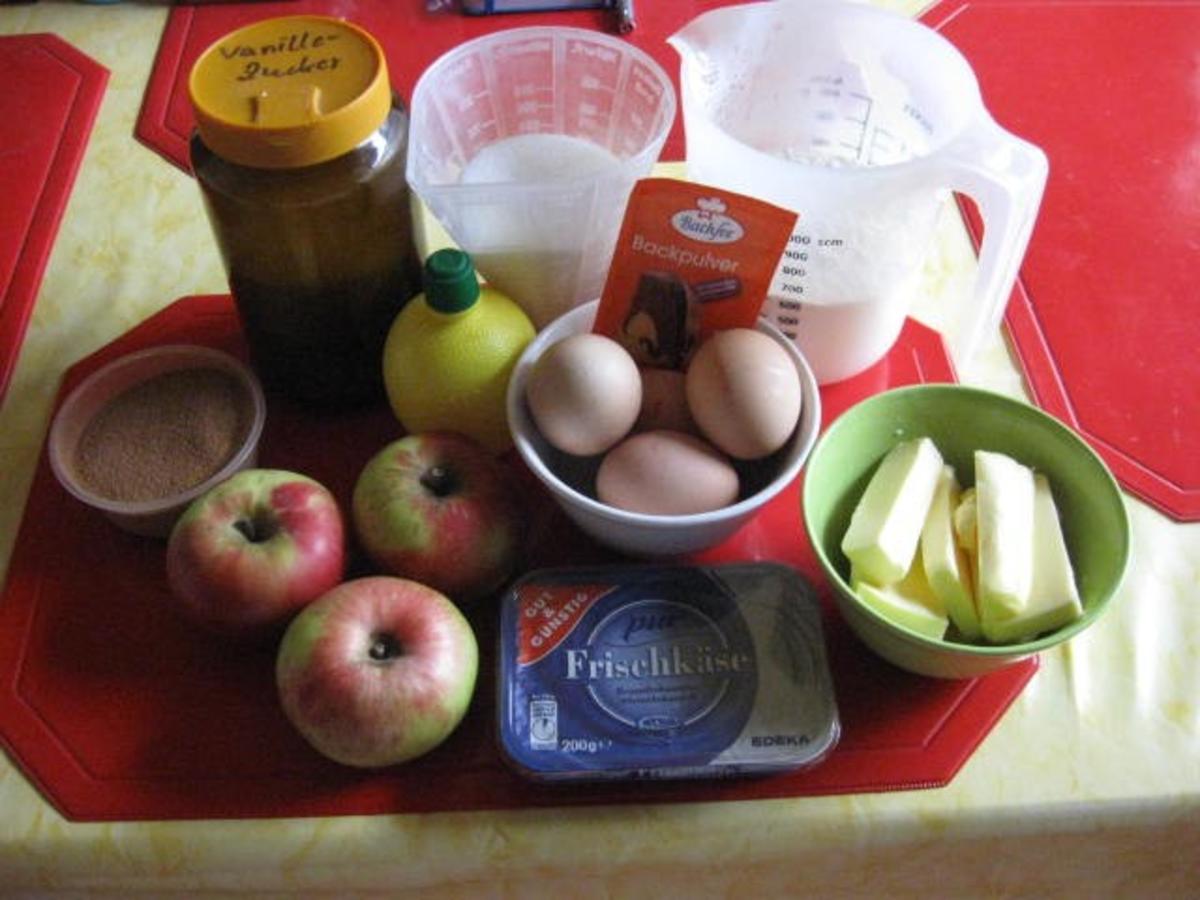 Rührkuchen mit Äpfel und Frischkäse - Rezept - Bild Nr. 2016