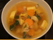 Hähnchen-Gemüse-Nudelsuppe mit Eierstich - Rezept - Bild Nr. 2034