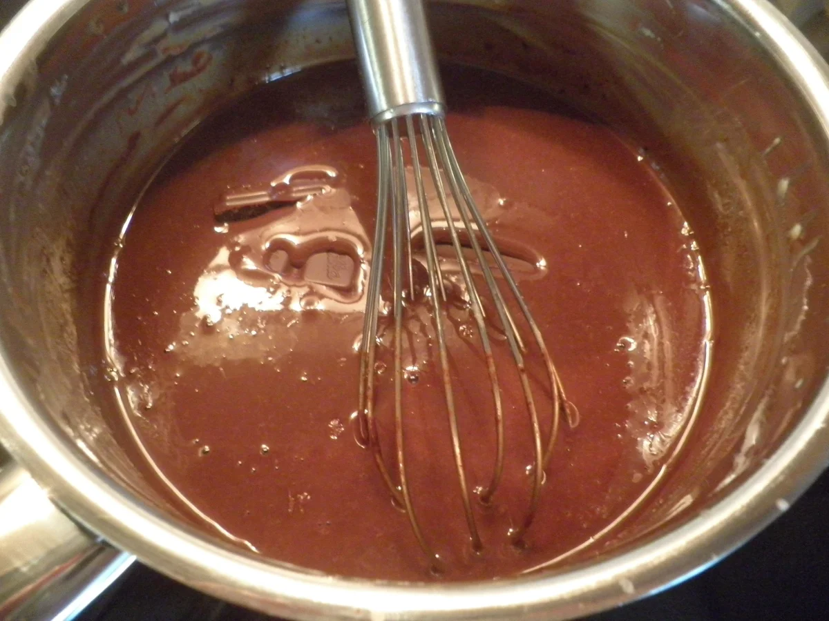 Schokoladen - Tarte ... mit Safranbirnen - Rezept - Bild Nr. 2060