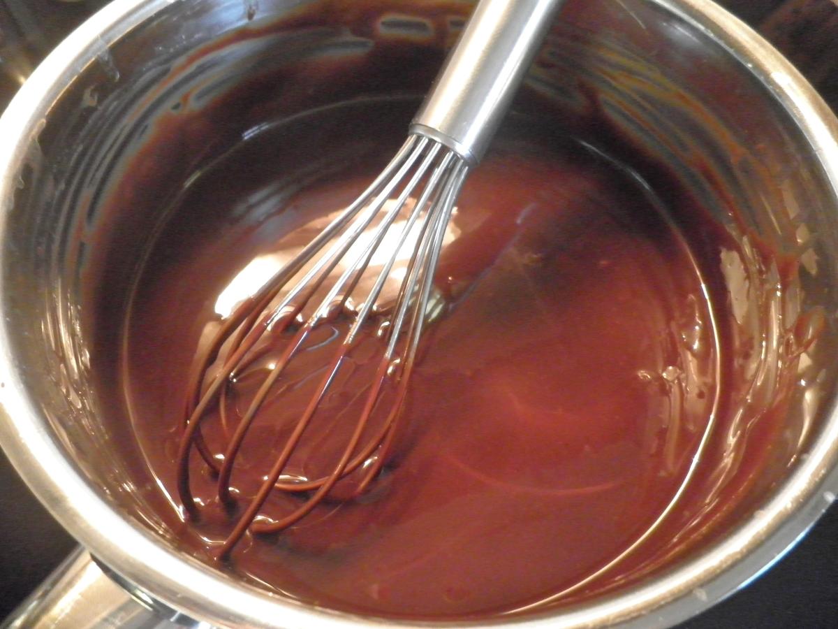 Schokoladen - Tarte ... mit Safranbirnen - Rezept - Bild Nr. 2061