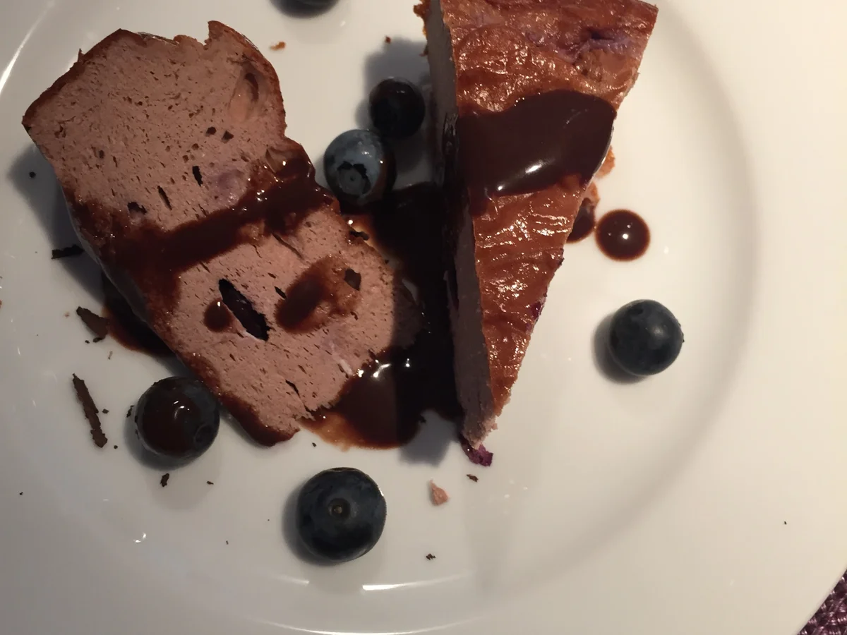 Protein Low Carb Schoko Blaubeer Käse - Kuchen (Low Calorie) - Rezept - Bild Nr. 2043