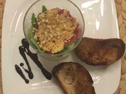 Carpaccio mit Parmesan-Chips und Rucola - Rezept - Bild Nr. 2043