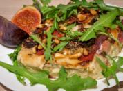 Sizilianischer Ziegenkäse - Feigen - Salami - Flammkuchen - Rezept - Bild Nr. 2045