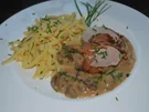 Rezept: Schweinefilet in Schinkenhülle in Champignonrahm Bild Nr. 2052 Schweinefilet in Schinkenhülle in Champignonrahm - Rezept - Bild Nr. 2052