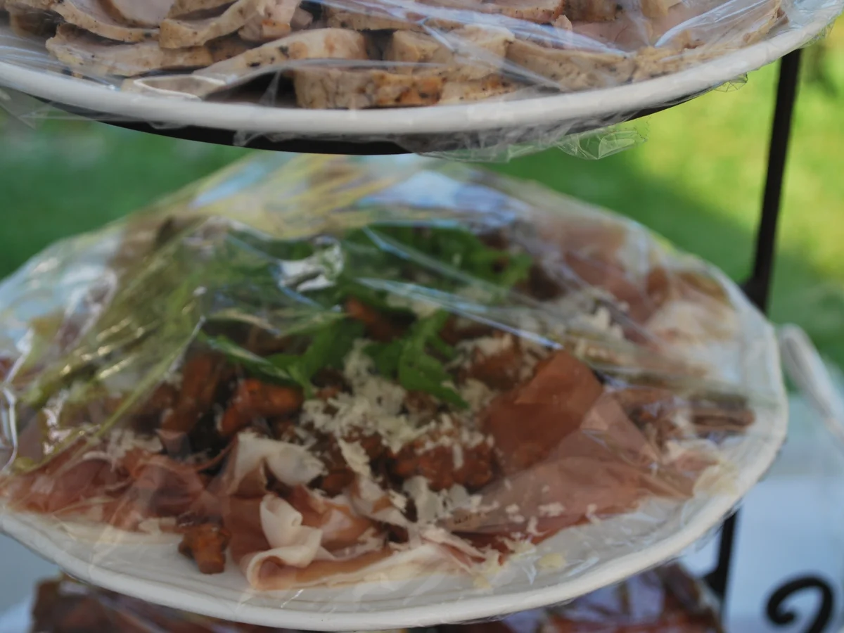 Schinken-Carpaccio mit Pfifferlingen - Rezept - Bild Nr. 2052