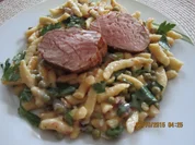 Spätzle mit Sauce und Schweinefilet - Rezept - Bild Nr. 2059