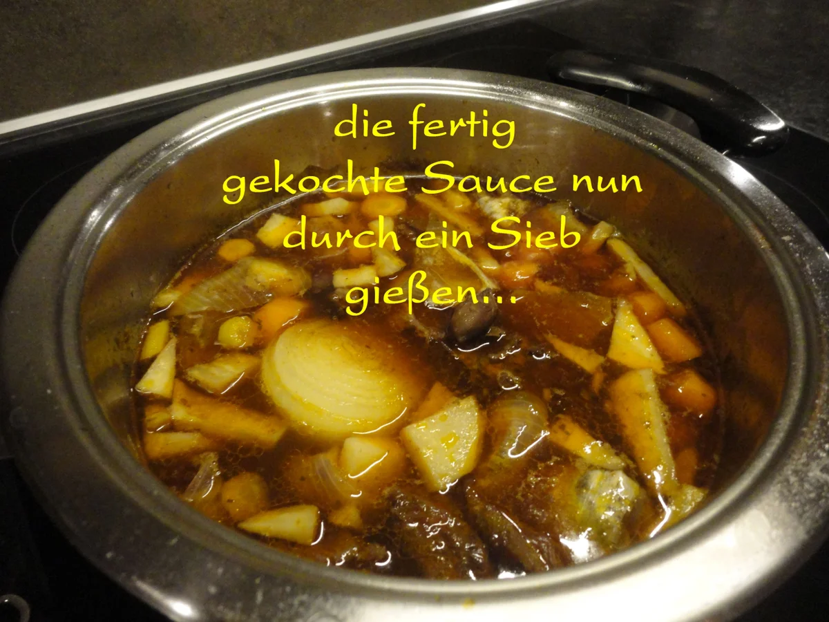 Grundrezept: Glace Sauce für Wildgerichte - Rezept - Bild Nr. 2088