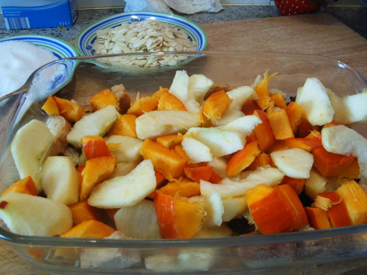 Kürbis- Apfel-Auflauf - Rezept mit Bild - kochbar.de