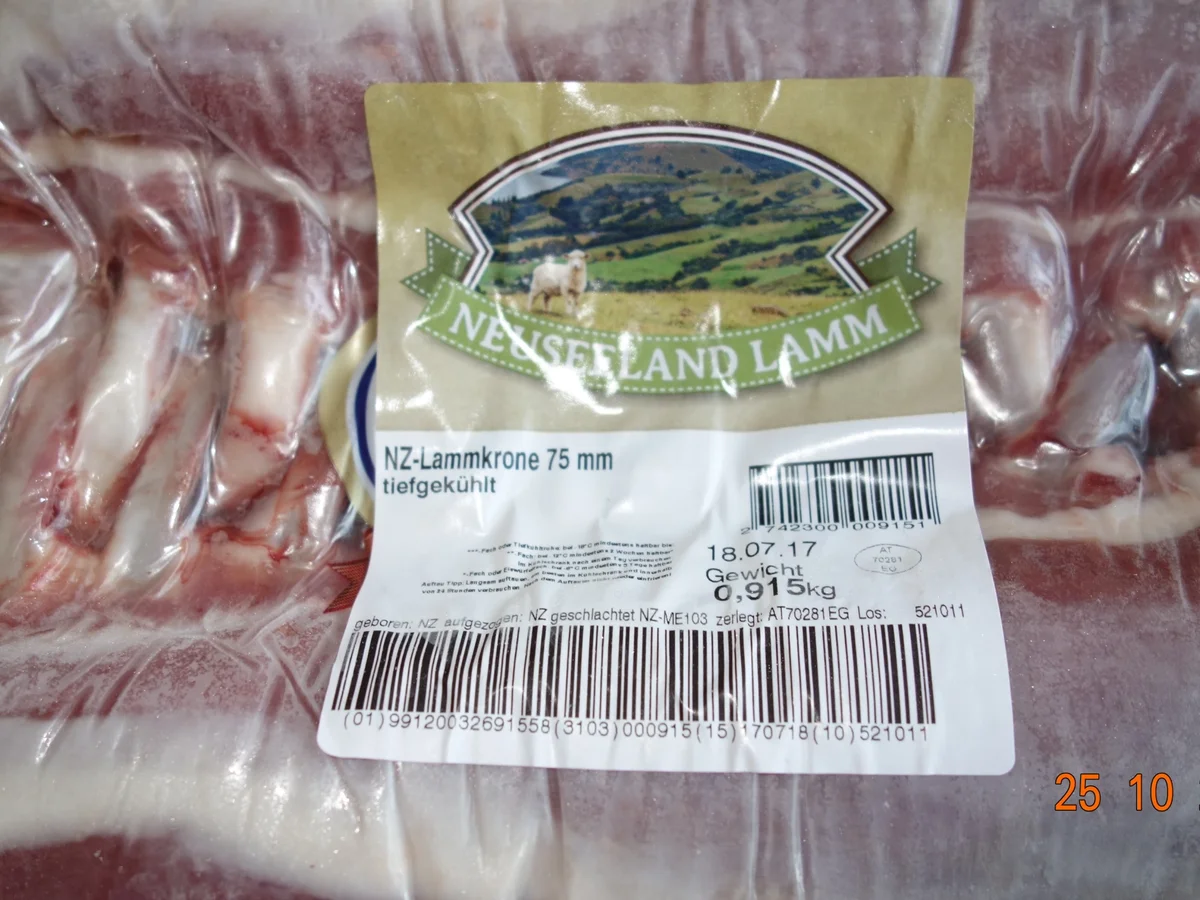 Lammkrone - die Krone des Lammes - Rezept - Bild Nr. 2090