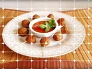 Mini Fleischbällchen am Spieß mit scharfer Tomatensauce - Rezept - Bild Nr. 2110