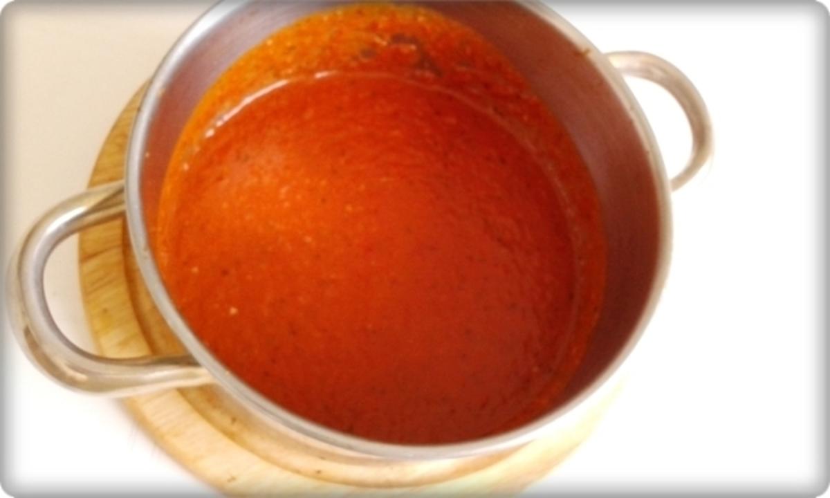 Mini Fleischbällchen am Spieß mit scharfer Tomatensauce - Rezept - Bild Nr. 2119