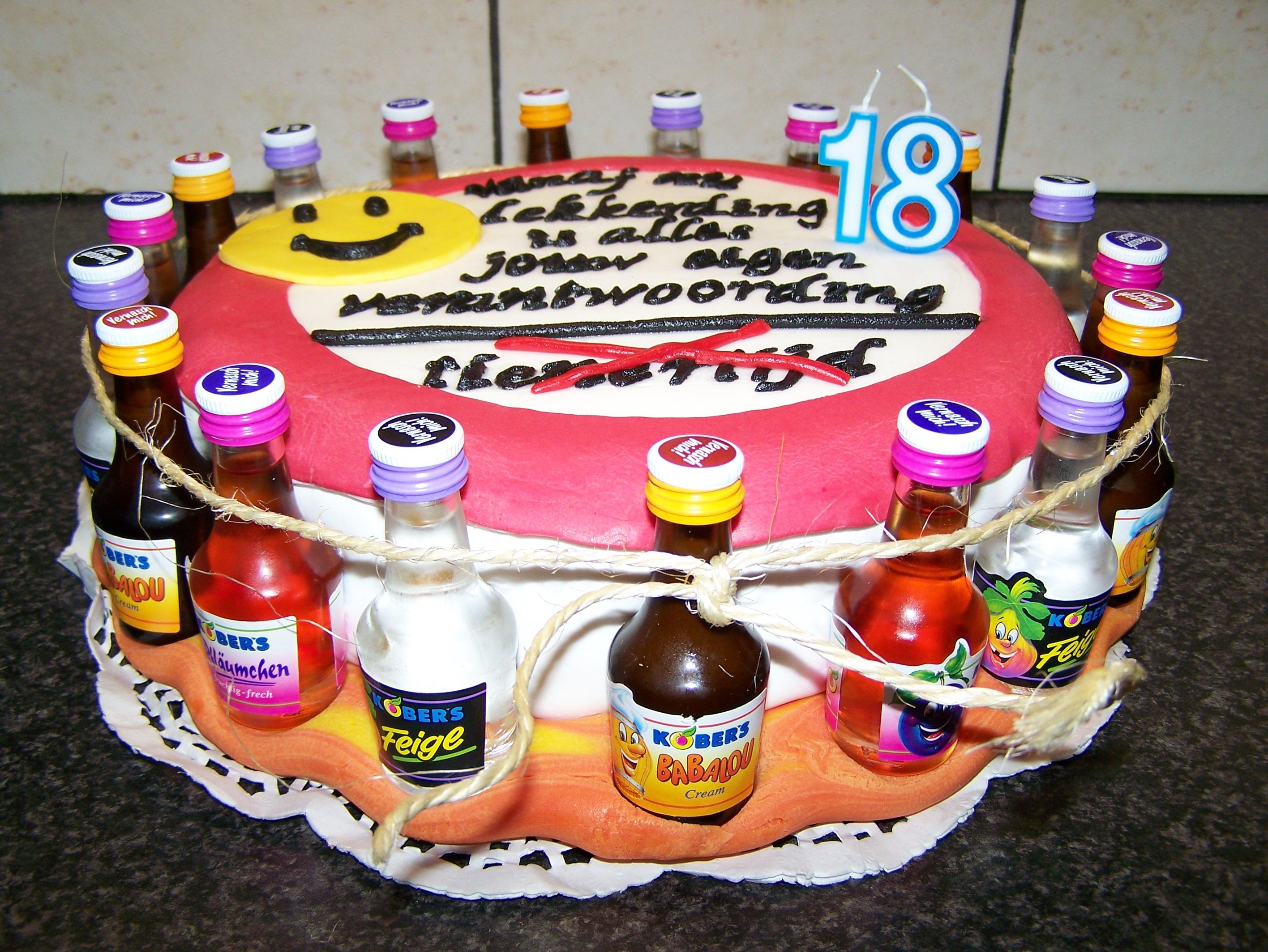 Robby s Torte zum 18 Geburtstag Rezept Gesendet von HOCI toewerlaenderin blogspot com