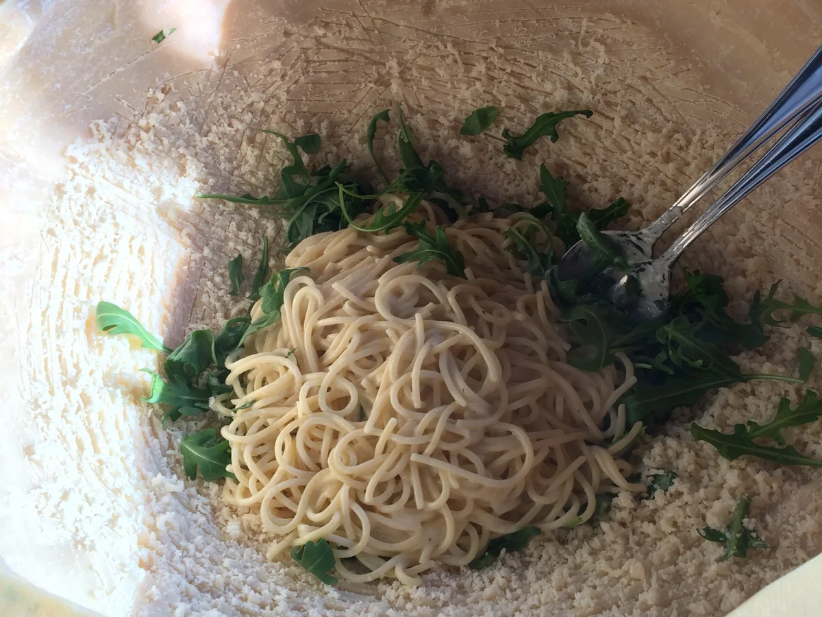 Spaghetti aus dem Grana Padanolaib - Rezept - Bild Nr. 2119