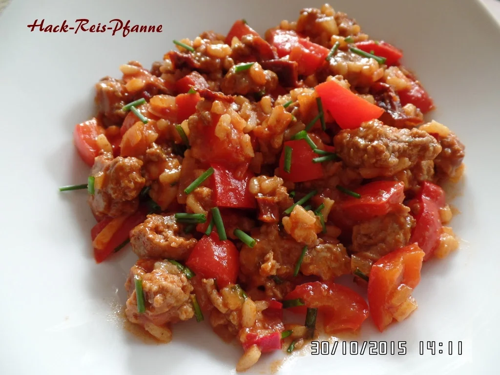 Hack-Reis-Pfanne - Rezept - Bild Nr. 2131