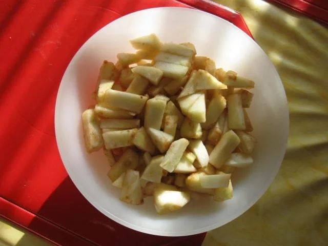 Rezept: Frischkäse Schoko Kuchen mit Äpfeln Bild Nr. 2161 Frischkäse Schoko Kuchen mit Äpfeln - Rezept - Bild Nr. 2161