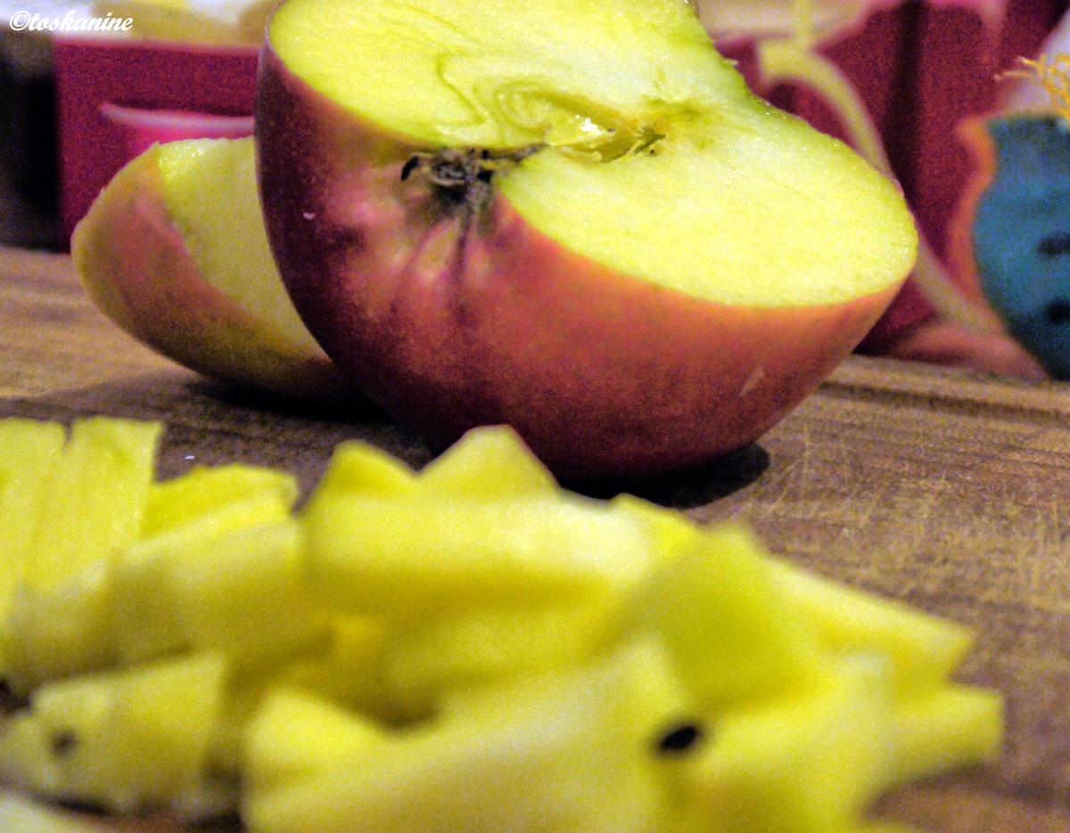 Apfelbouletten mit Zwiebeln und Kartoffelstampf - Rezept - Bild Nr. 2172