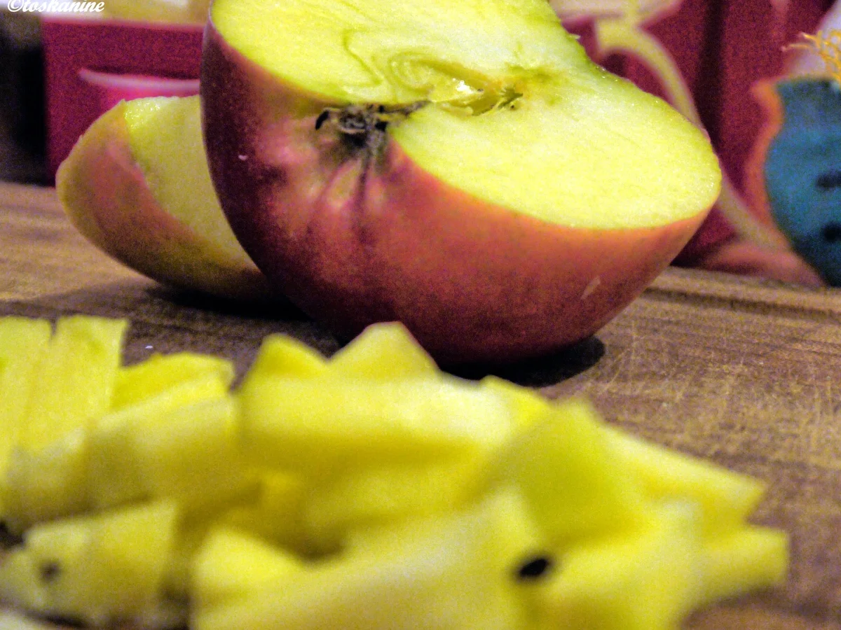 Apfelbouletten mit Zwiebeln und Kartoffelstampf - Rezept - Bild Nr. 2172