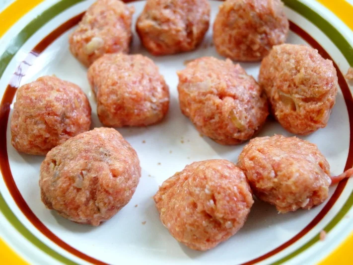 Pasta mit Fleischbällchen - Rezept - Bild Nr. 2178