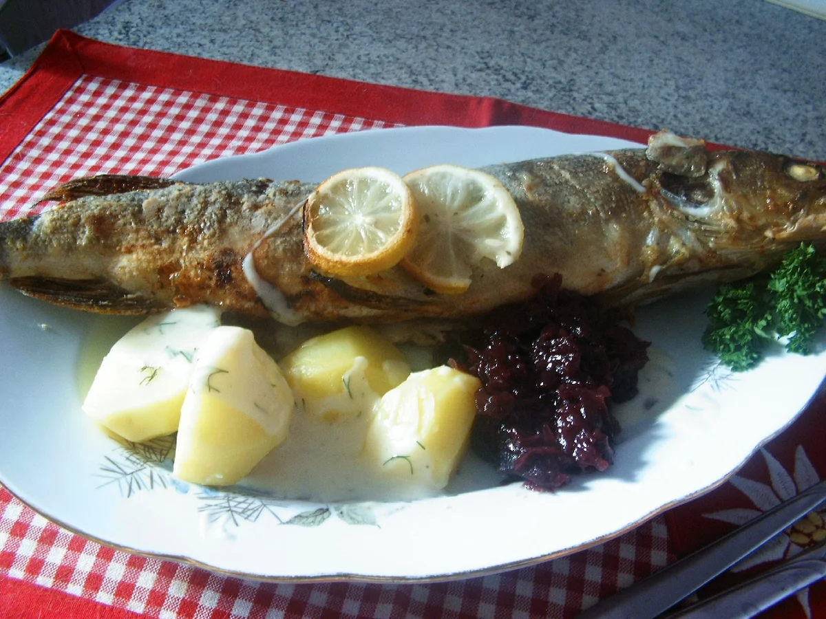 Rezept: Hecht aus den Ofen Bild Nr. 2200 Hecht aus den Ofen - Rezept - Bild Nr. 2200