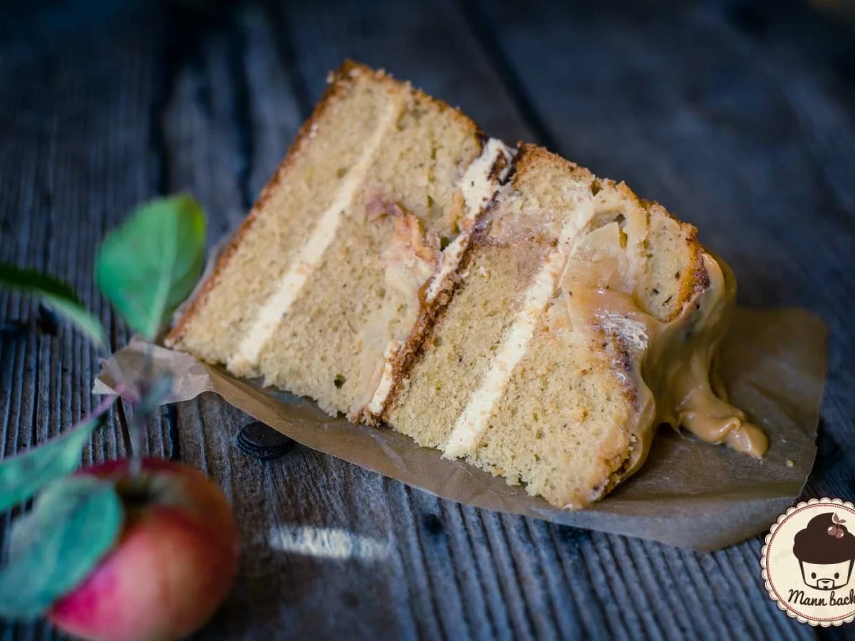 Herbstliche Apfel-Karamell-Torte - Rezept - Bild Nr. 2186