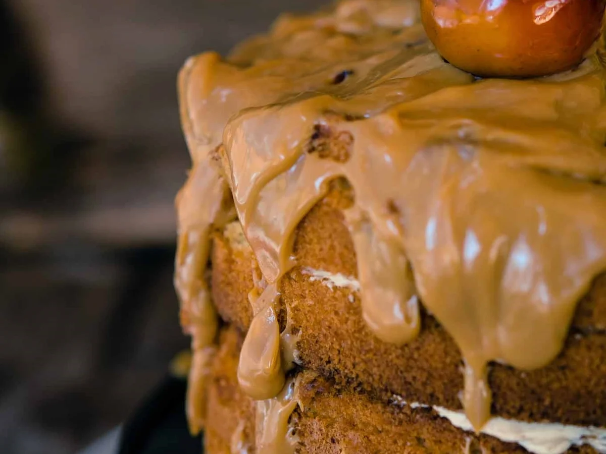 Herbstliche Apfel-Karamell-Torte - Rezept - Bild Nr. 2189