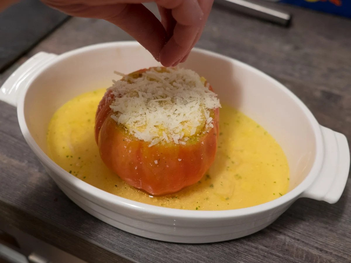 Rezept: Gefüllte Ofentomaten à la Grana Padano Bild Nr. 2199 Gefüllte Ofentomaten à la Grana Padano - Rezept - Bild Nr. 2199