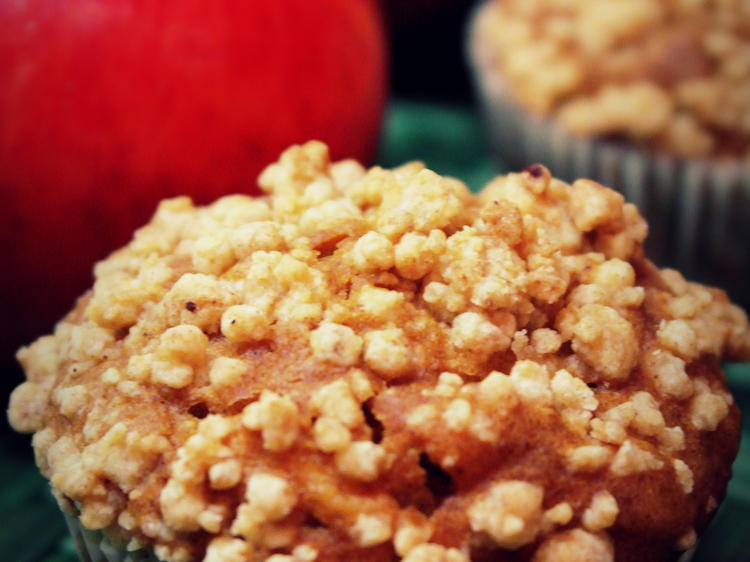 Kürbis Apfel Streusel Muffins - einfach - von Sri_Devi