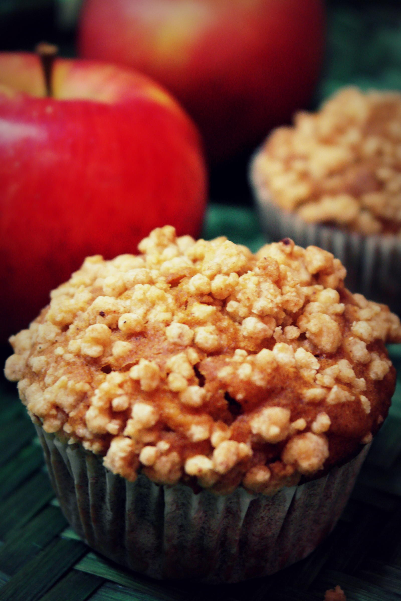 Bilder für Kürbis-Apfel-Streusel-Muffins - Rezept