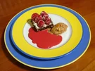 Schoko-Orangen-Kuchen mit Nougateis und Himbeeren - Rezept - Bild Nr. 2189