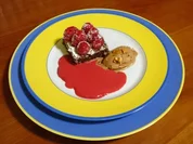 Schoko-Orangen-Kuchen mit Nougateis und Himbeeren - Rezept - Bild Nr. 2189